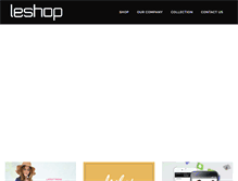 Tablet Screenshot of leshopfashion.com
